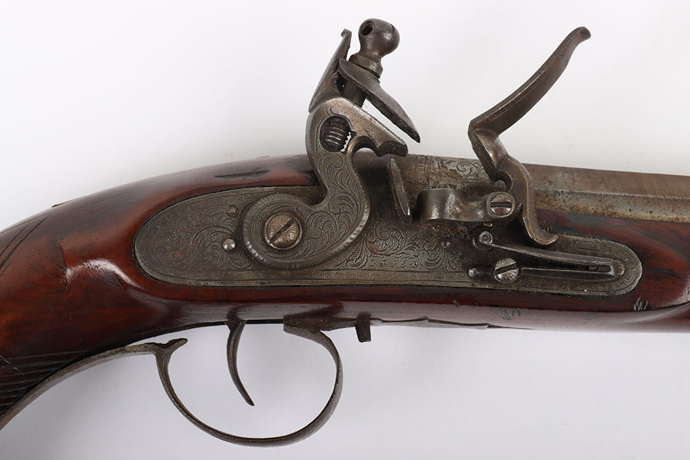 20 Bore Indian Flintlock Holster Pistol c.1840 - Image 2 of 10