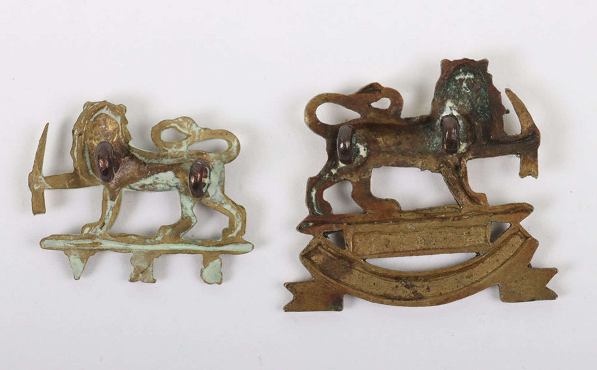 Scarce Southern Rhodesia Volunteers Cap and Collar Badge Pair - Bild 2 aus 2