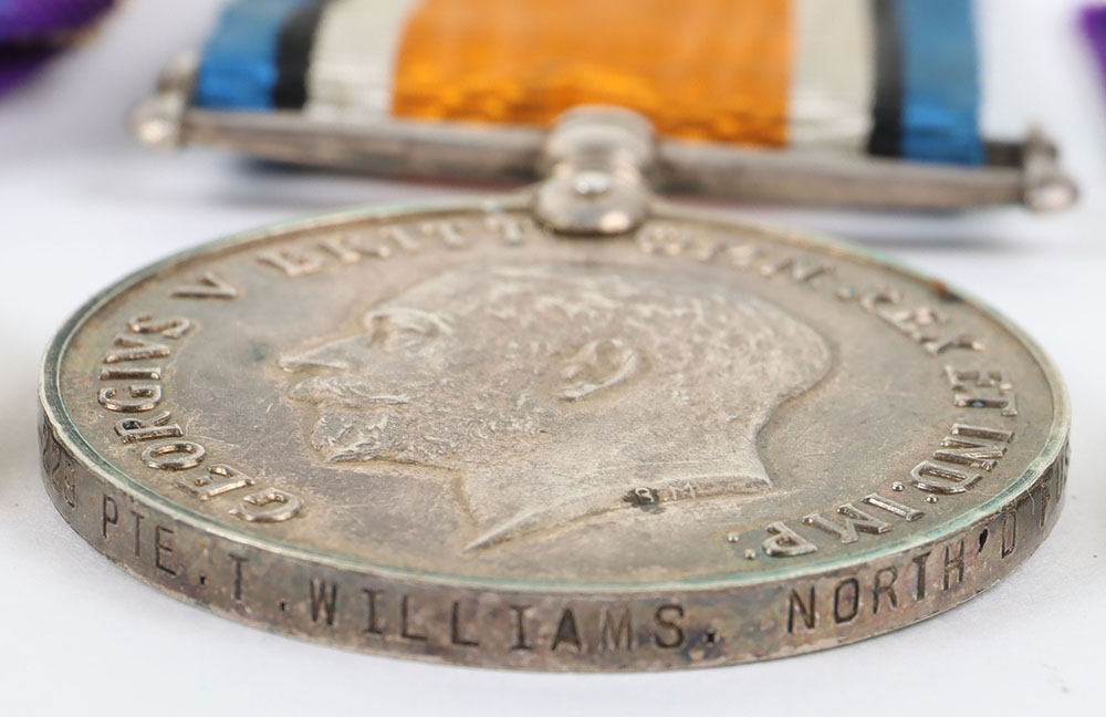 2x Pairs of Great War Medals to the Northumberland Fusiliers - Image 6 of 10