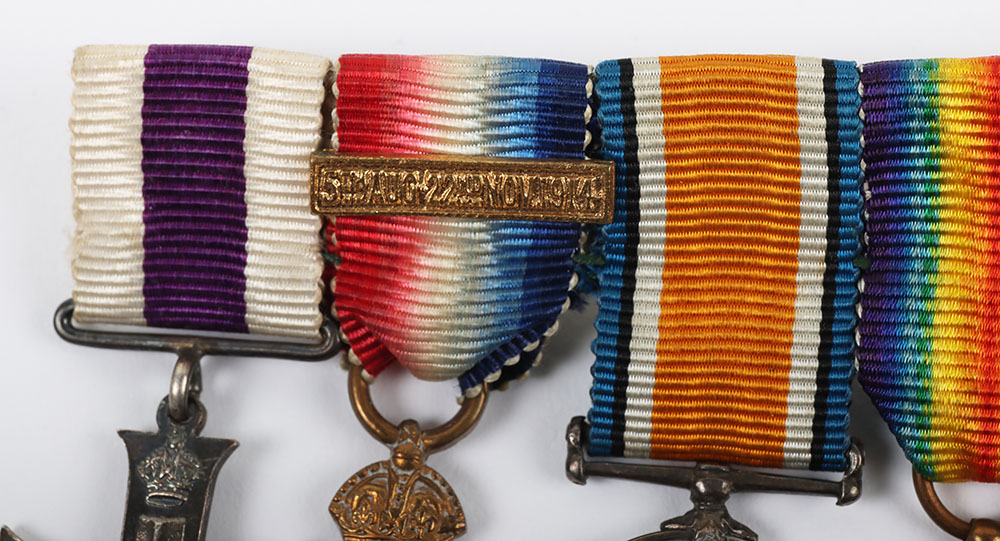 A Superb Great War Military Cross and Bar, Distinguished Conduct Medal Group of Seven to the Royal F - Image 18 of 28