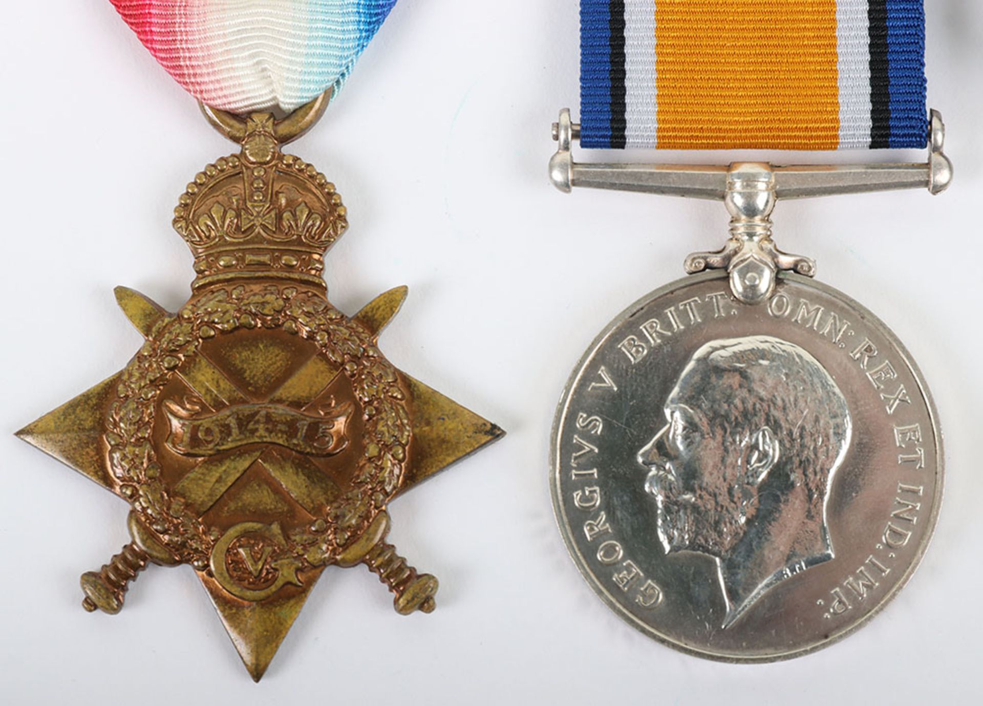 An Unusual Great War 1914-15 Star Medal Trio to a Sergeant Major in the British South Africa Police - Image 2 of 6