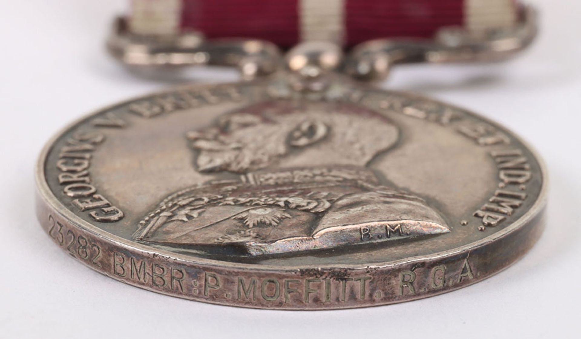 George V Army Meritorious Service Medal (M.S.M) Royal Garrison Artillery - Bild 3 aus 6