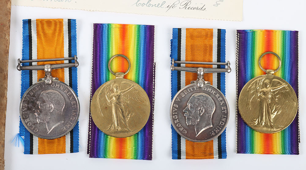 Great War Family Medal Groups to Two Brothers from Fulham Who Both Served in the London Regiment, On - Image 3 of 13