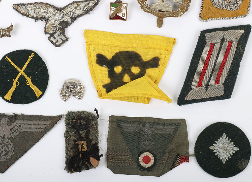 WW2 German and Italian Cloth Insignia Grouping - Image 6 of 9