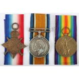 Great War 1914-15 Star Medal Trio to a Private in the 2nd Durham Light Infantry Who Died of Wounds C