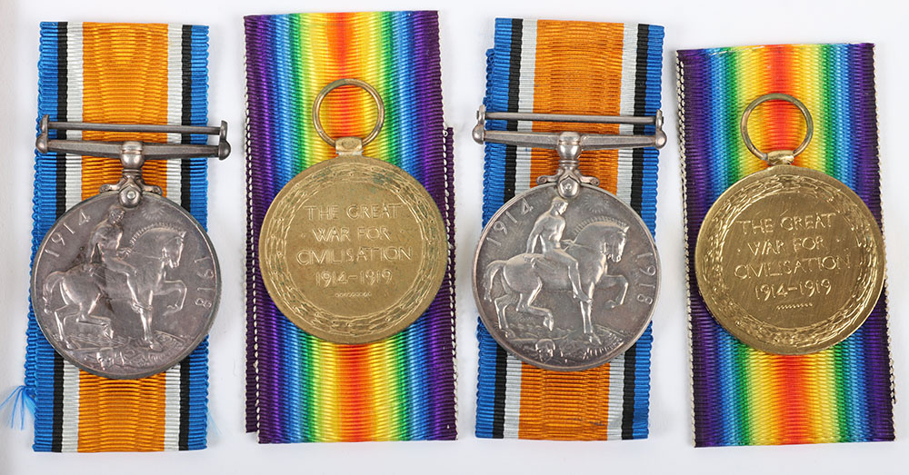 Great War Family Medal Groups to Two Brothers from Fulham Who Both Served in the London Regiment, On - Image 7 of 13