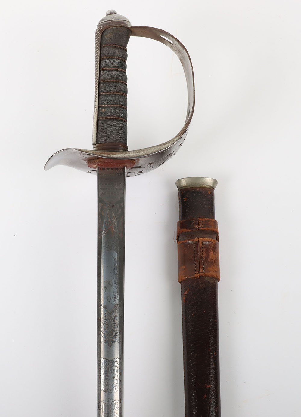 1897 Pattern Infantry Officers Presentation Sword of the Hampshire Regiment, Dated 1926 - Image 2 of 15