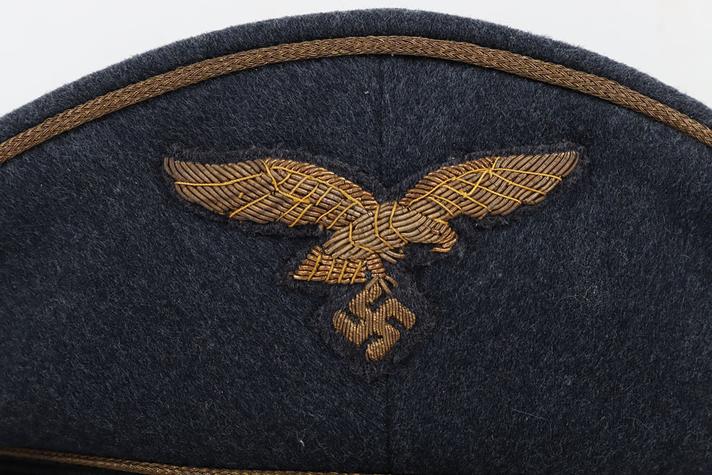 Rare WW2 German Luftwaffe Generals Peaked Cap by Erel - Image 4 of 9