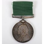 A Victorian Volunteer Long Service Medal to a Colour Serjeant in the 2nd Middlesex Rifle Volunteer C