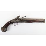16 Bore Flintlock Holster Pistol by H. Delaney c.1700