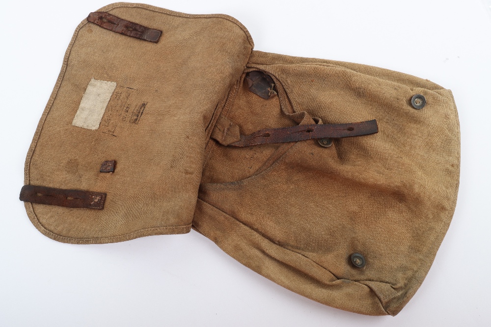 WW1 German Landsturm Infantry Battalion Marked Enlisted Ranks Bread Bag - Image 3 of 7