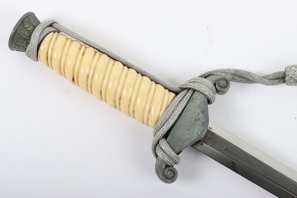 WW2 German Army Officers Dress Dagger with Straps and Knot by WKC Solingen - Image 12 of 12