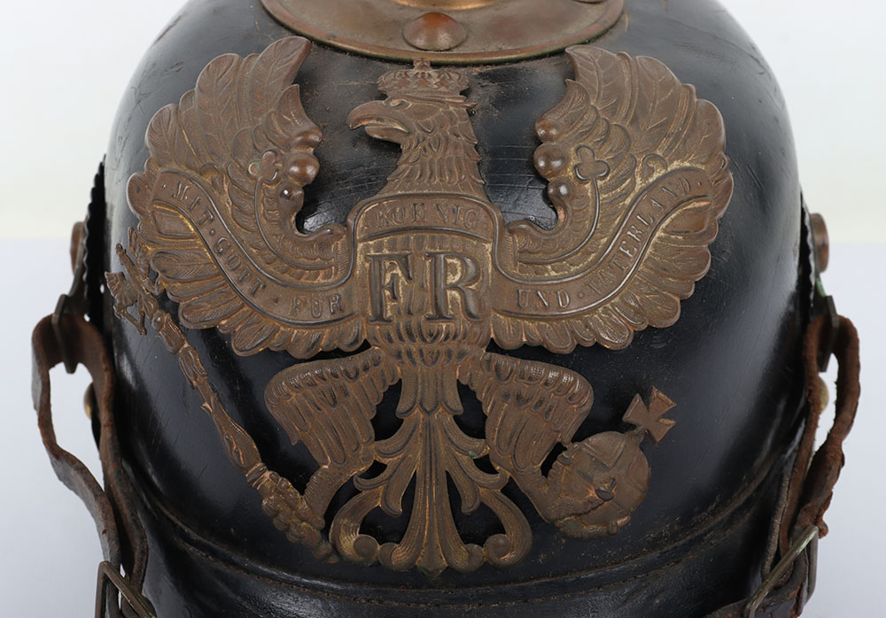 Imperial German Other Ranks Named and Regimentally Marked Pickelhaube to Infantry Regiment Nr 25 (1s - Image 12 of 12