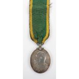 Edward VII Territorial Force Efficiency Medal to a Quarter Master Sergeant in the Durham Light Infan