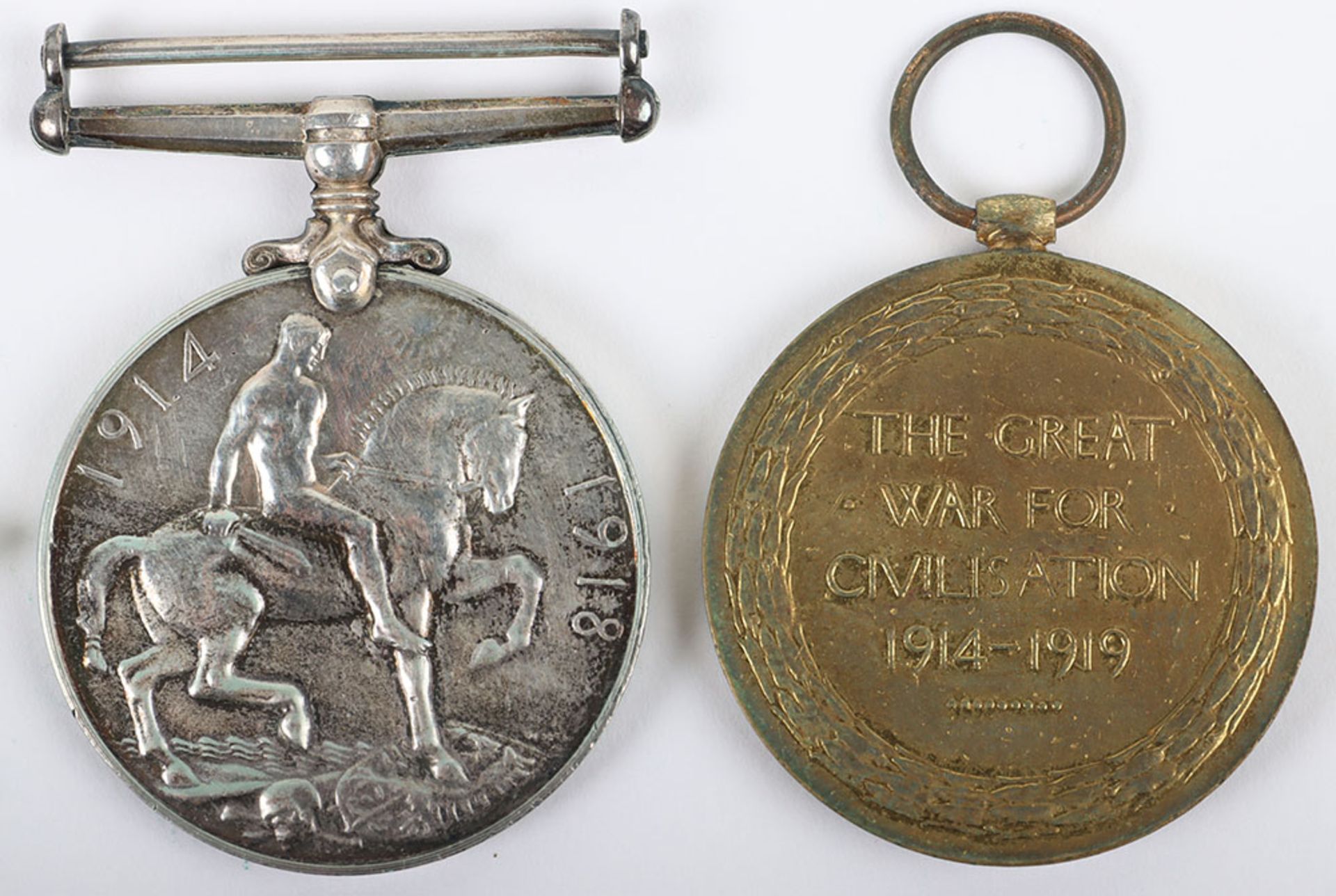 Great War 1914-15 Star Medal Trio to a Private in the 2nd Durham Light Infantry Who Died of Wounds C - Bild 6 aus 8