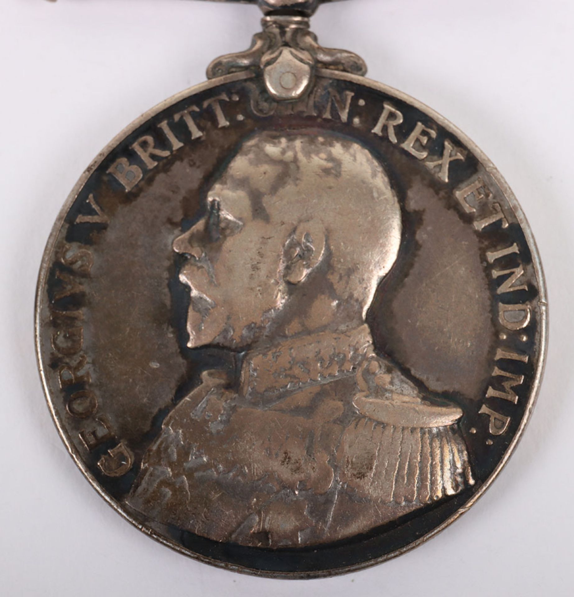 George V Royal Navy Long Service and Good Conduct Medal to the Royal Marine Artillery - Bild 2 aus 5