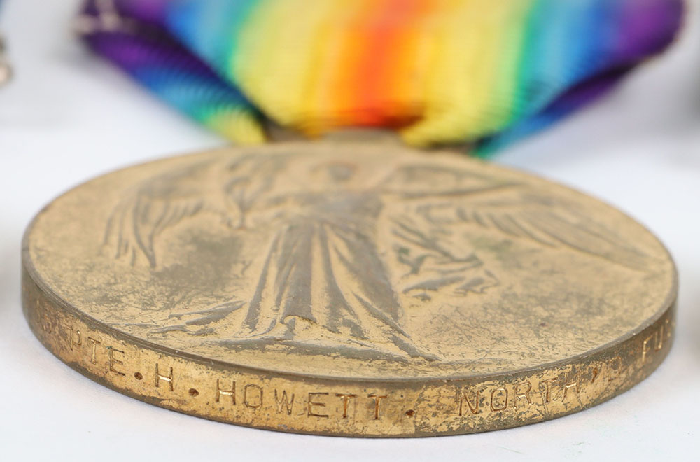 2x Pairs of Great War Medals to the Northumberland Fusiliers - Image 5 of 10