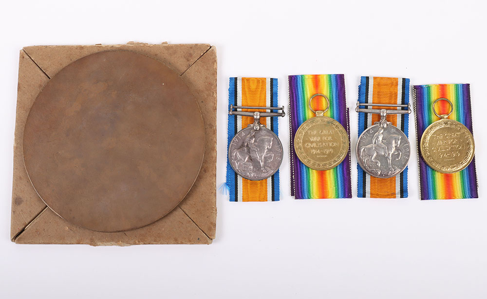 Great War Family Medal Groups to Two Brothers from Fulham Who Both Served in the London Regiment, On - Image 6 of 13