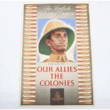 Royal Artillery Regimental Poster, ‘The British Colonial Empire – Our Allies The Colonies’