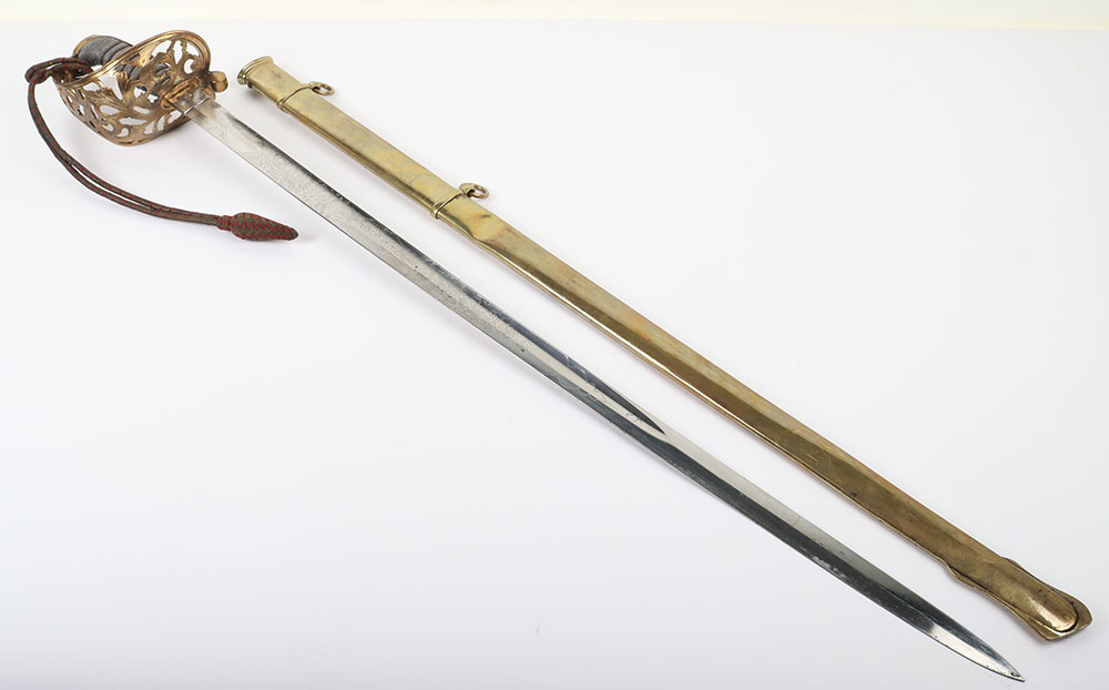 Rare Victorian 1857 Pattern Engineers Officers Sword of the Hampshire Submarine Miners - Image 13 of 14
