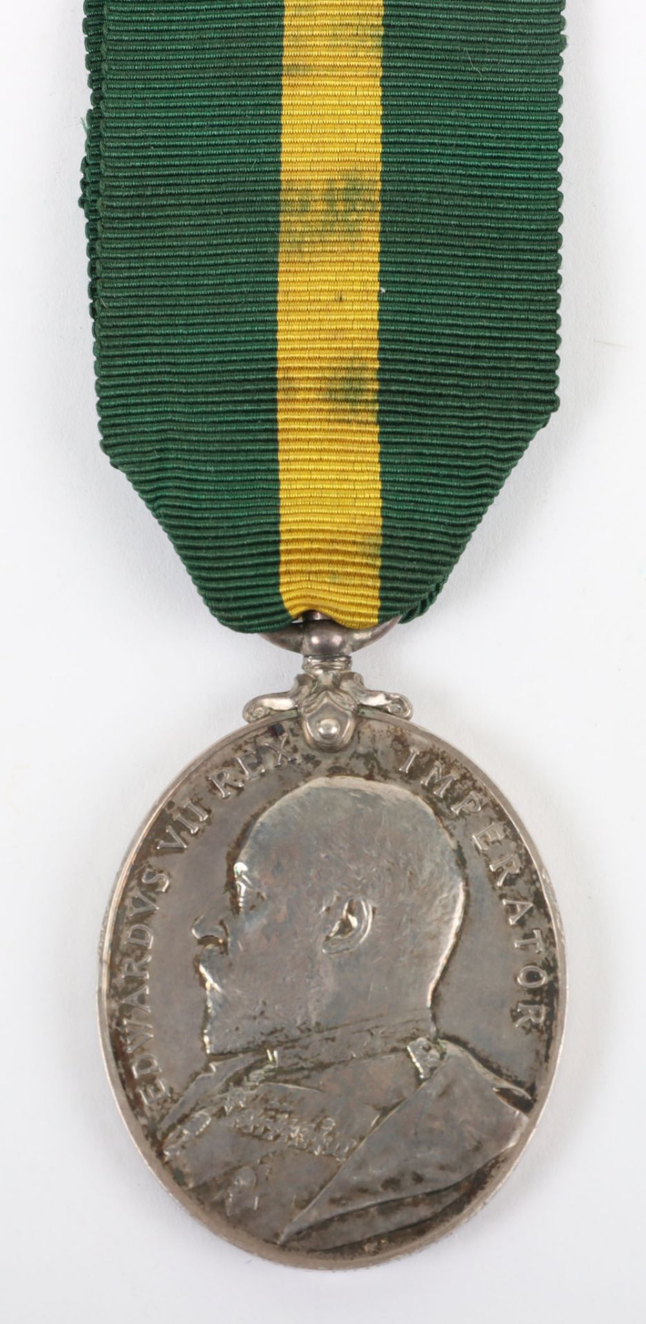 Edward VII Territorial Force Efficiency Medal to the Durham Royal Garrison Artillery