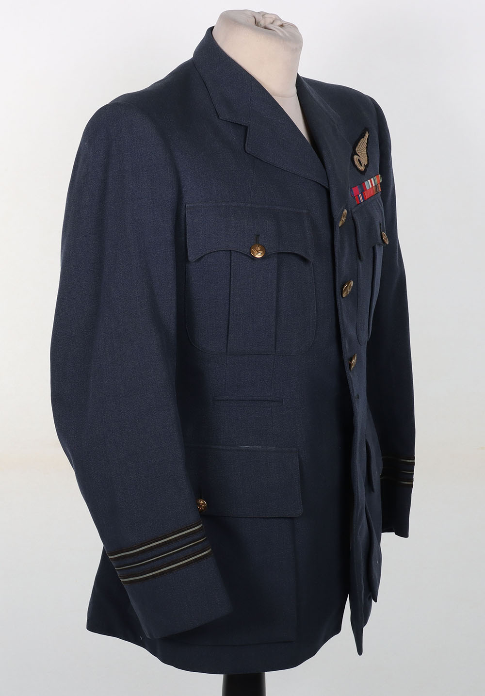 WW2 Royal Air Force Observers Distinguished Service Order Winners Service Dress Tunic - Image 4 of 9