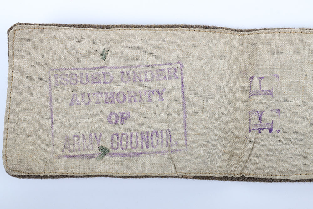 WW1 British Derby Scheme Armband of 5th Battalion City of London Rifle Volunteers Interest - Image 5 of 7