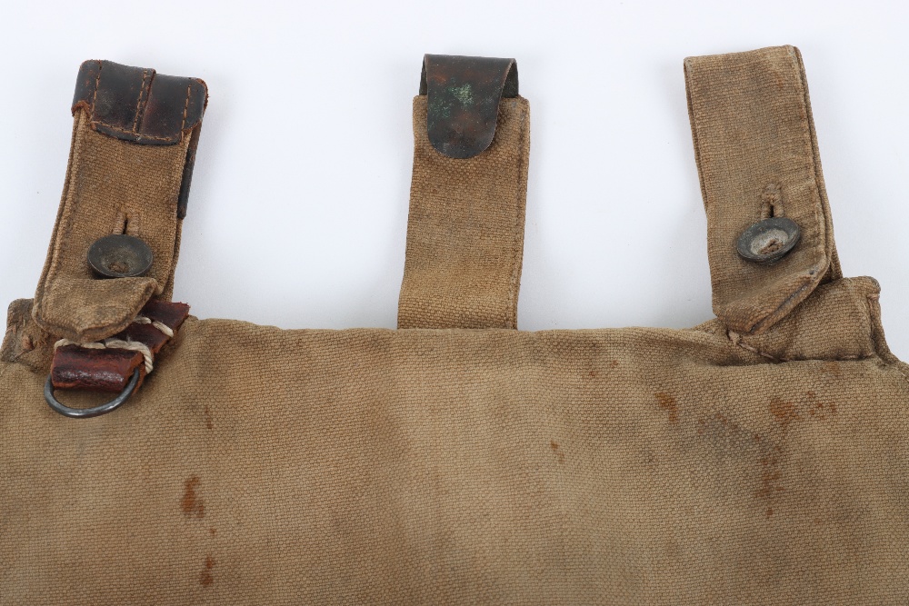 WW1 German Landsturm Infantry Battalion Marked Enlisted Ranks Bread Bag - Image 2 of 7