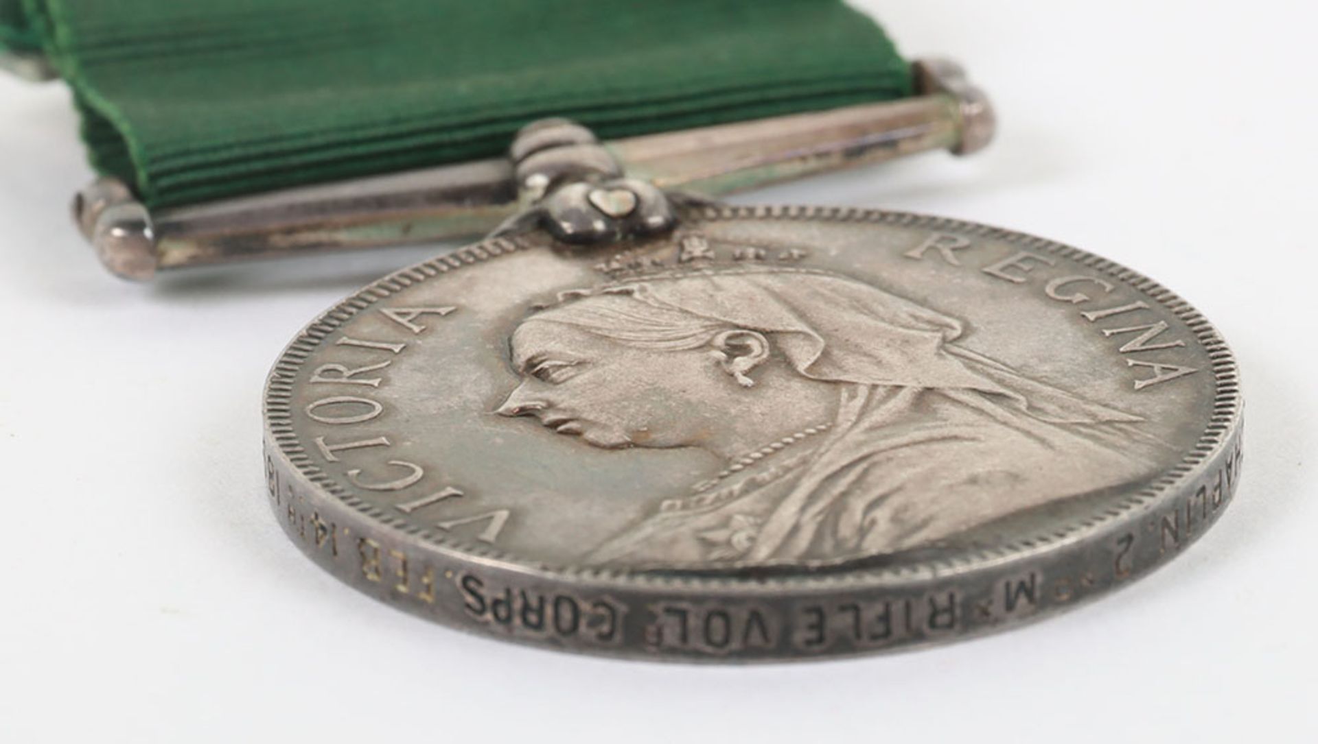 A Victorian Volunteer Long Service Medal to a Colour Serjeant in the 2nd Middlesex Rifle Volunteer C - Image 5 of 5
