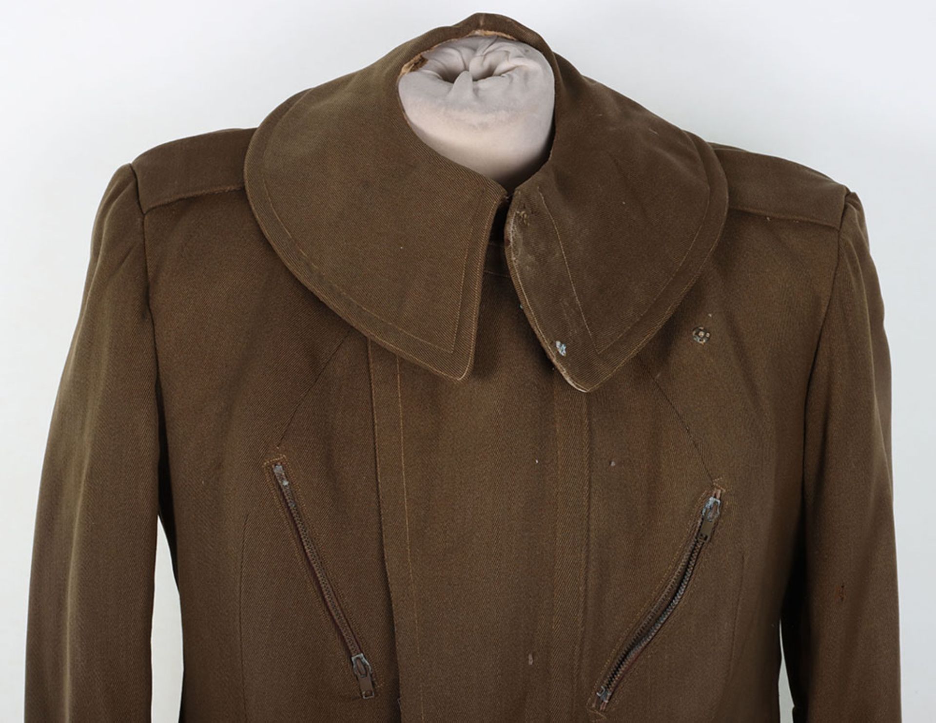 Very Unusual WW2 Possible Airborne Related British Maternity Style Tunic Produced for Extreme Cold W - Bild 2 aus 7