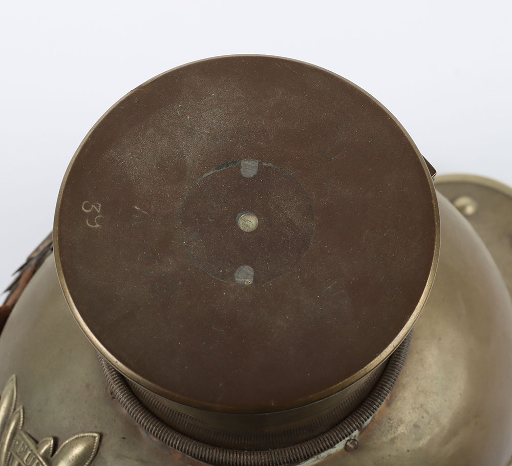 Imperial German Garde du Corps / Garde Kuirassier Parade Helmet Trench Art - Image 9 of 12