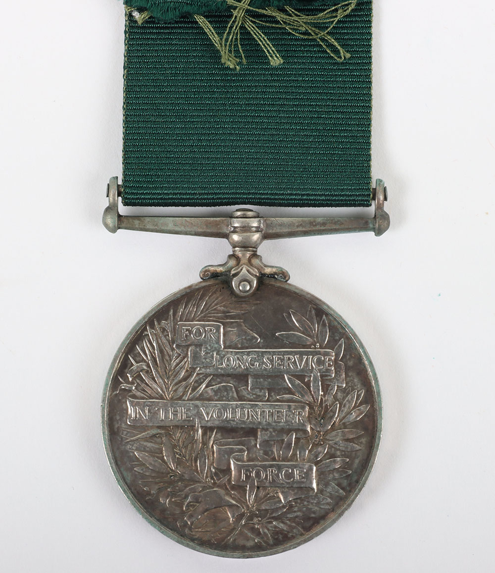 Edwardian Volunteer Long Service Medal to a Bugler in the 2nd Middlesex Volunteer Rifle Company - Image 5 of 5