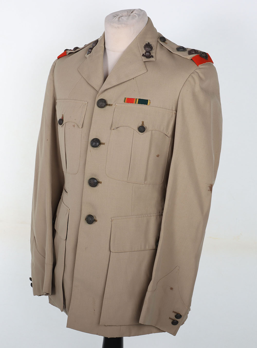 WW2 South African Artillery Officers Service Dress Tunic - Image 4 of 8