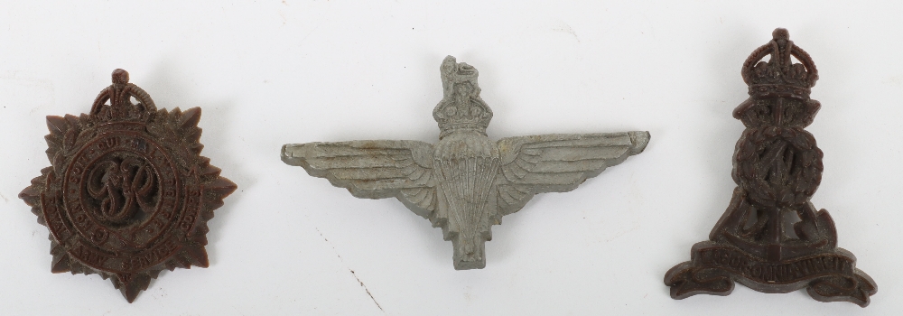 WW2 War Economy Parachute Regiment Beret Badge