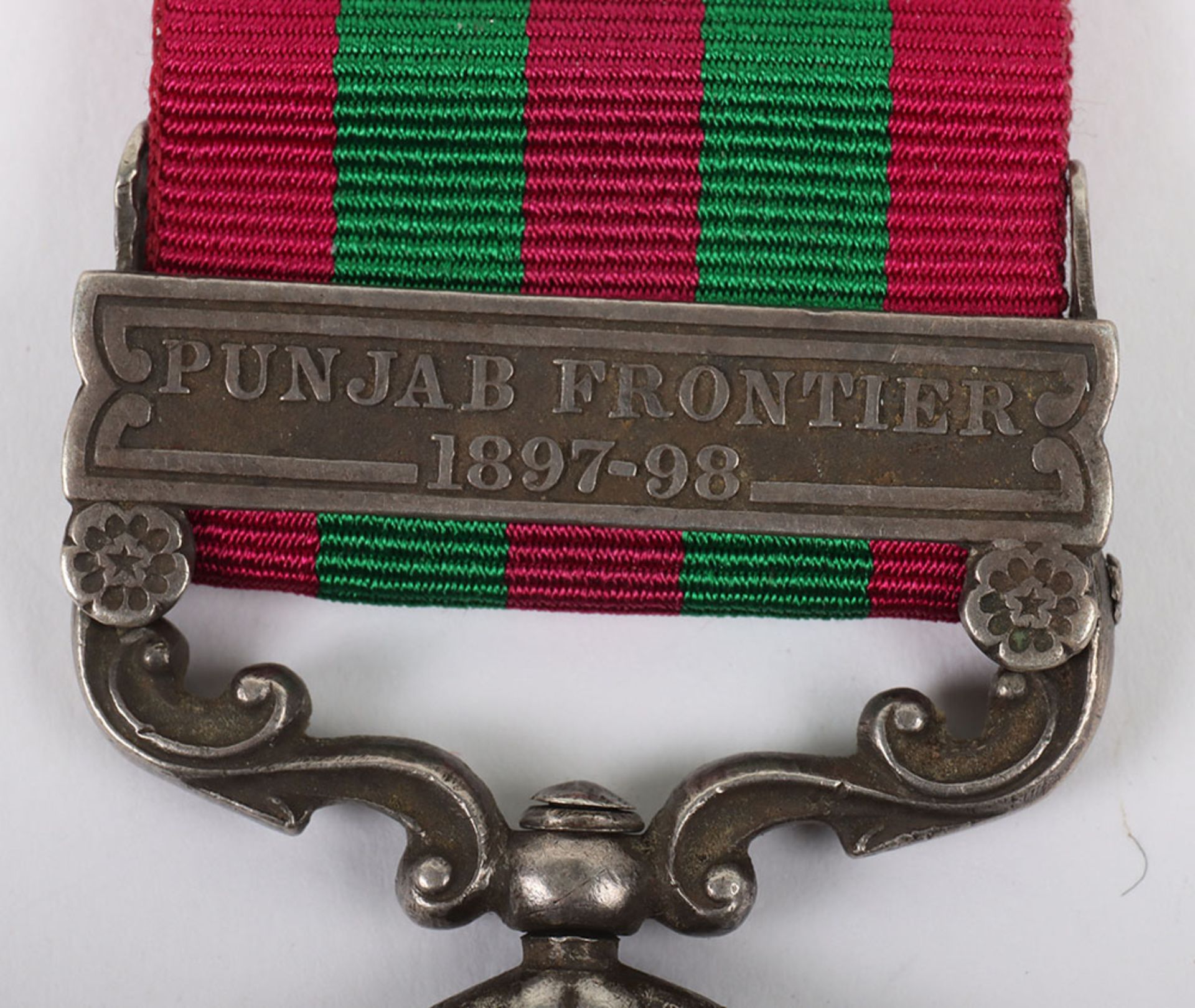 Victorian Indian General Service Medal 1895-1902 38th Bengal Infantry, Indian Army - Bild 3 aus 7