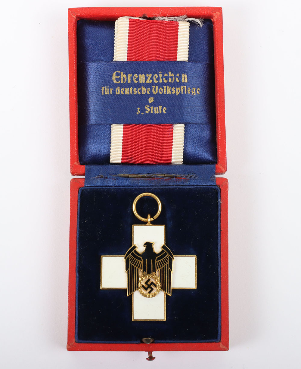 Third Reich Social Welfare Decoration 3rd Class in Original Case of Issue