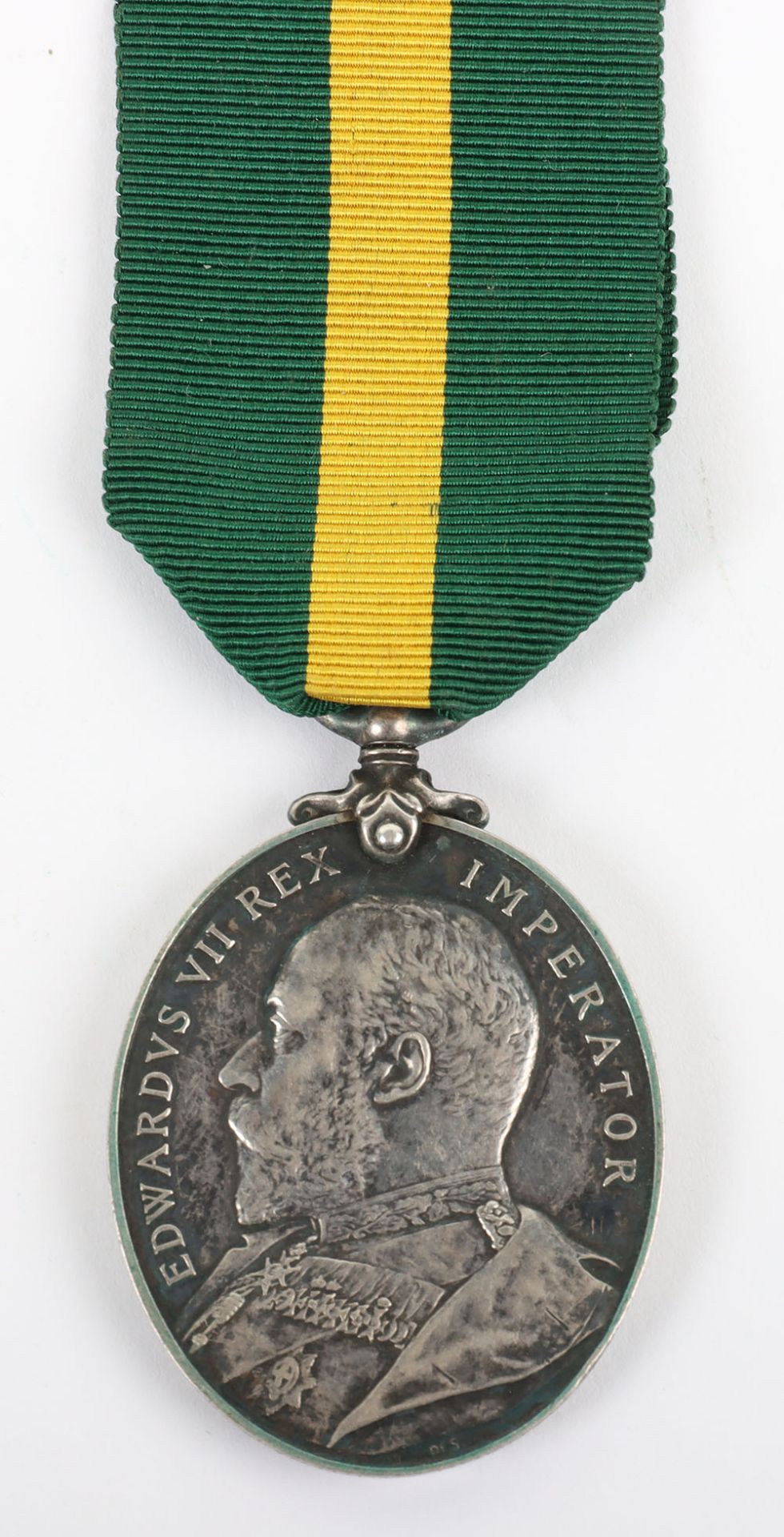 Edward VII Territorial Force Efficiency Medal to the Durham Royal Garrison Artillery