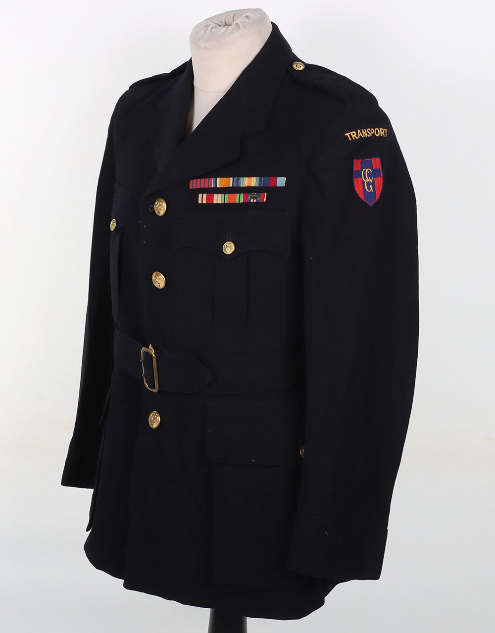 British Control Commission Germany Transport Section George Medal Winners Tunic - Image 2 of 9