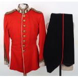 British Officers Full Dress Uniform of the Hampshire Regiment Militia