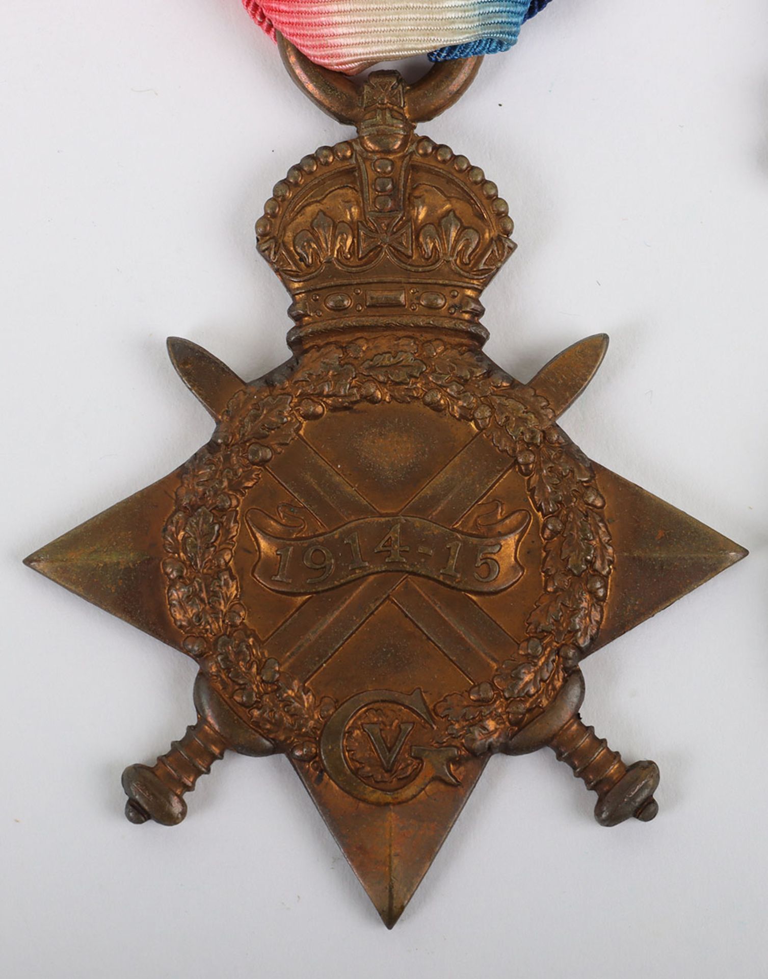 Great War 1914-15 Star Medal Trio to a Private in the Durham Light Infantry Who Was Killed in Action - Image 3 of 8