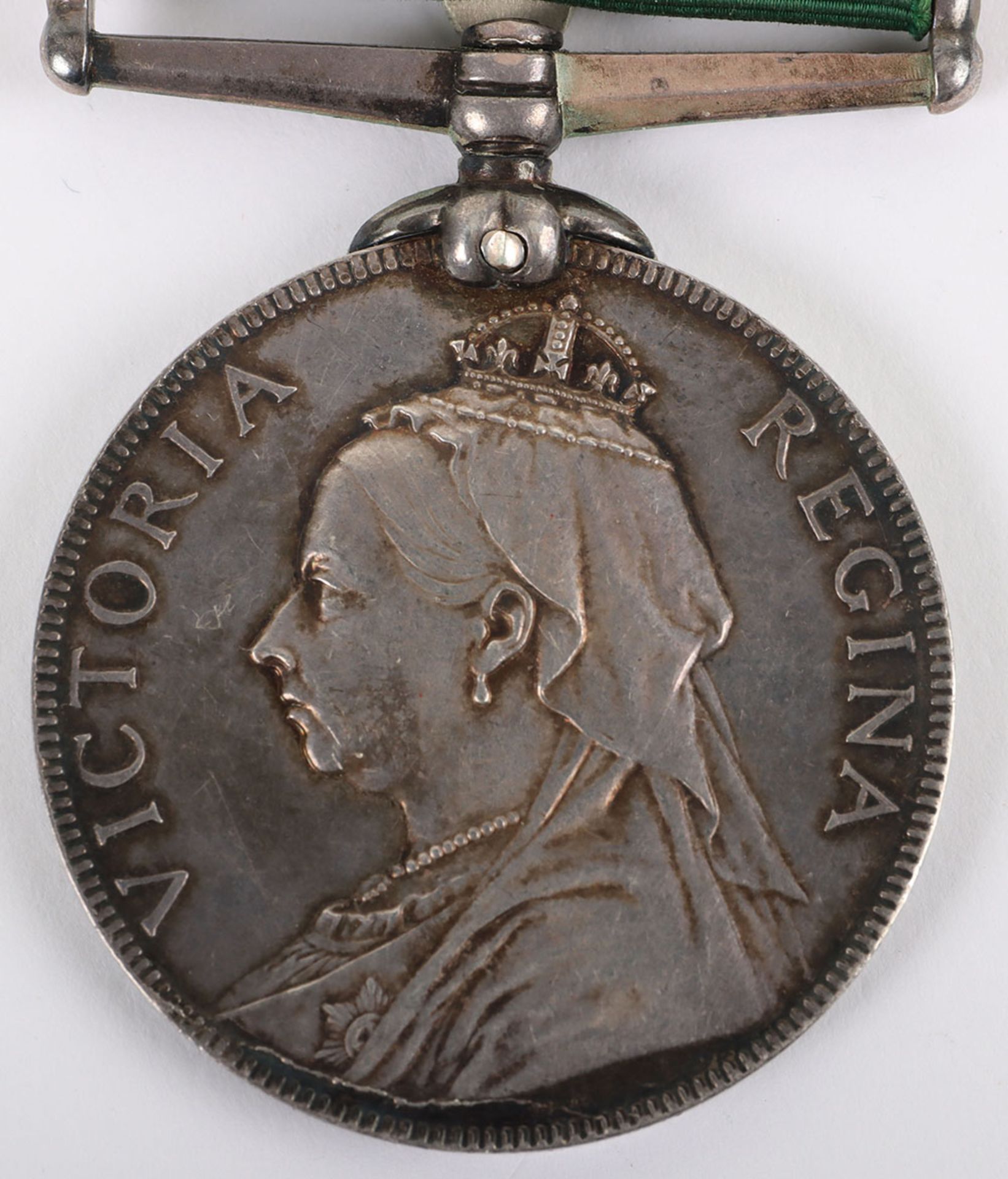 A Victorian Volunteer Long Service Medal to a Colour Serjeant in the 2nd Middlesex Rifle Volunteer C - Image 2 of 5