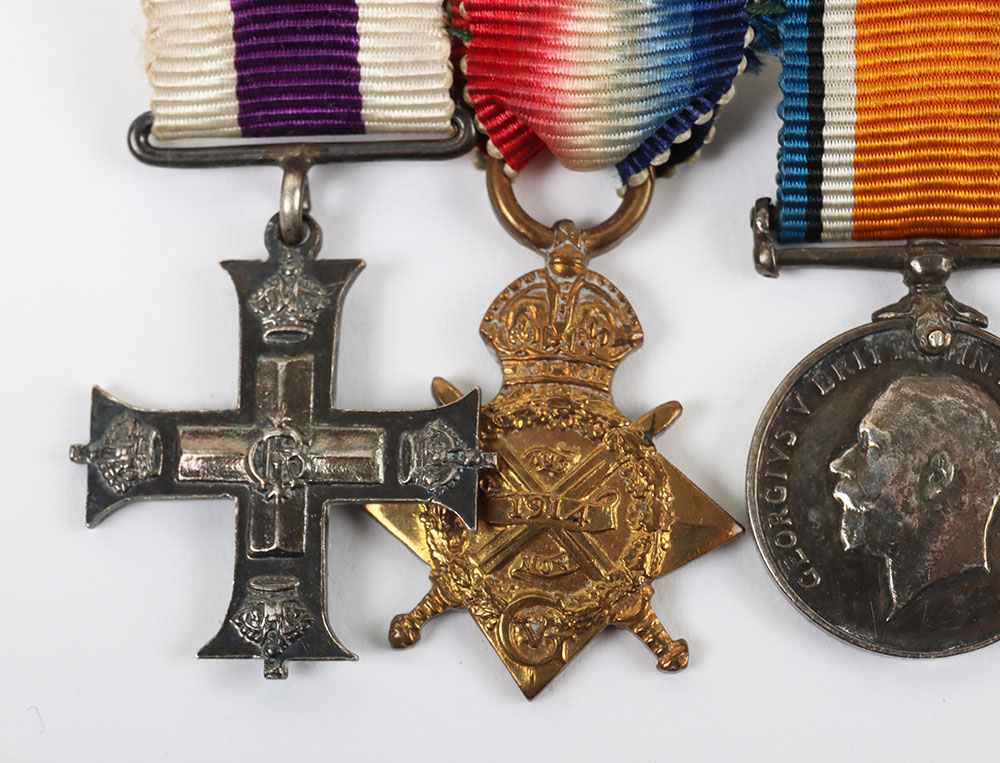 A Superb Great War Military Cross and Bar, Distinguished Conduct Medal Group of Seven to the Royal F - Image 16 of 28