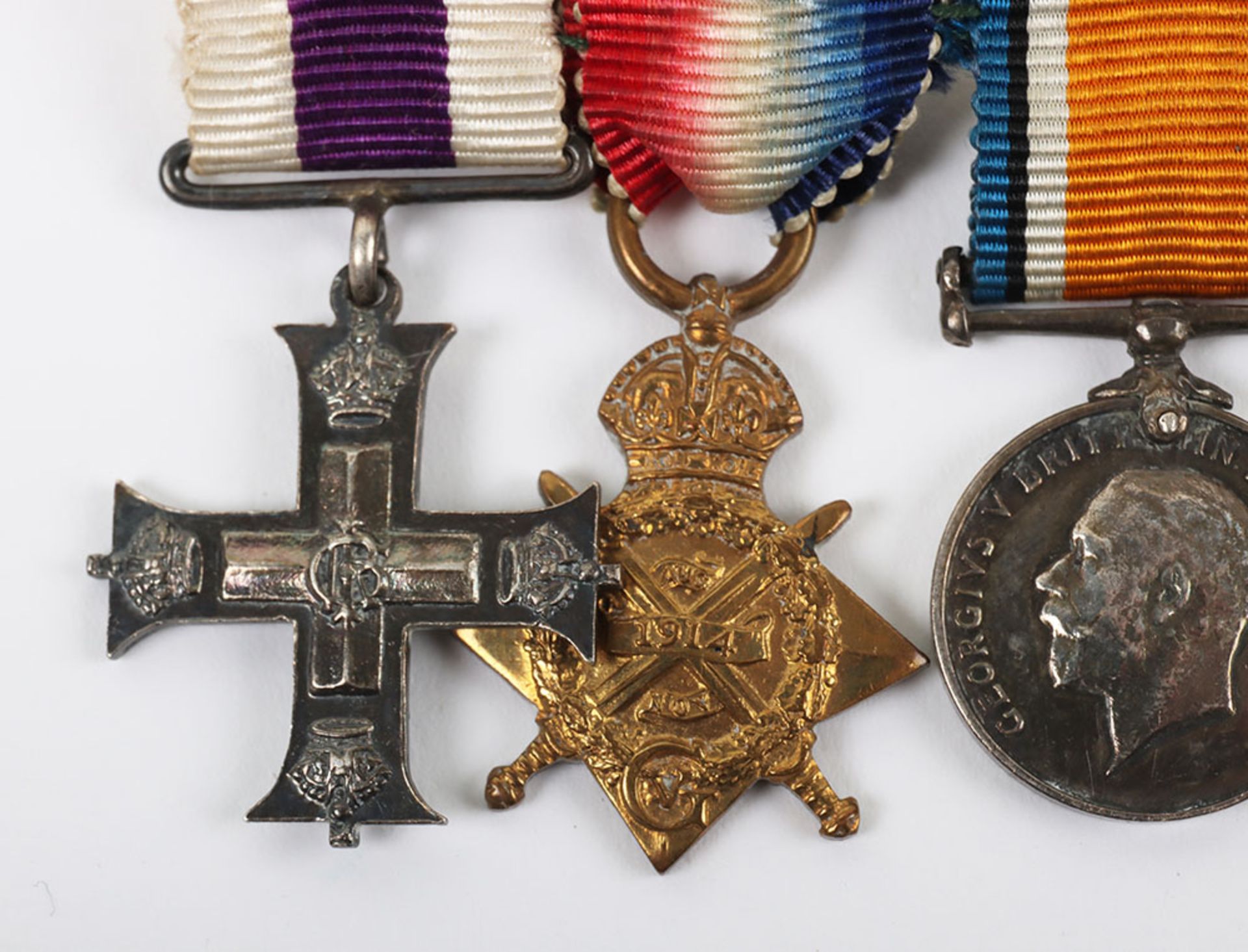 A Superb Great War Military Cross and Bar, Distinguished Conduct Medal Group of Seven to the Royal F - Bild 16 aus 28