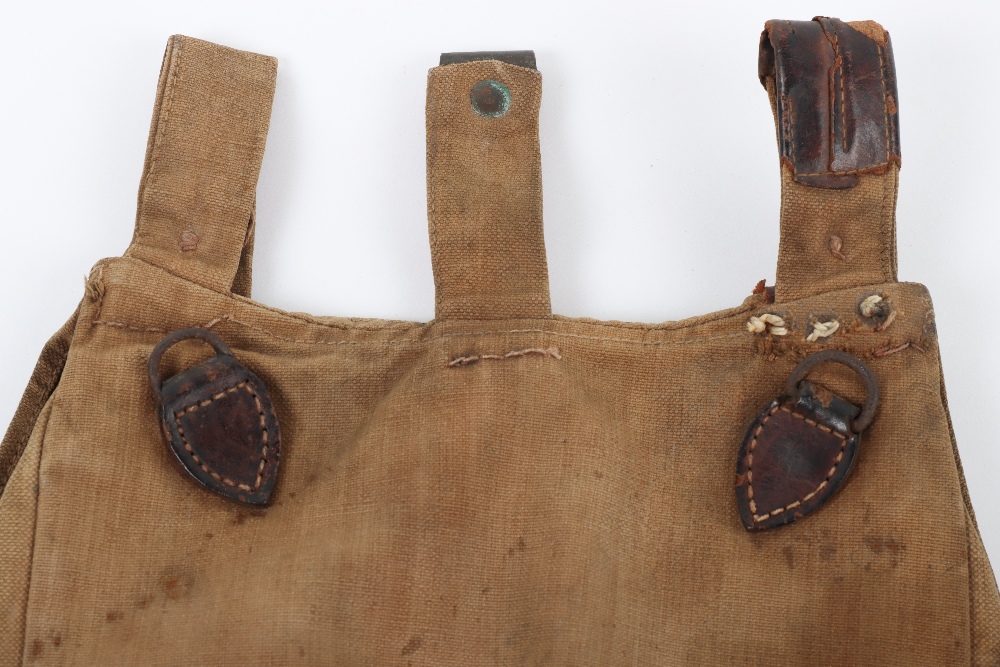 WW1 German Landsturm Infantry Battalion Marked Enlisted Ranks Bread Bag - Image 7 of 7