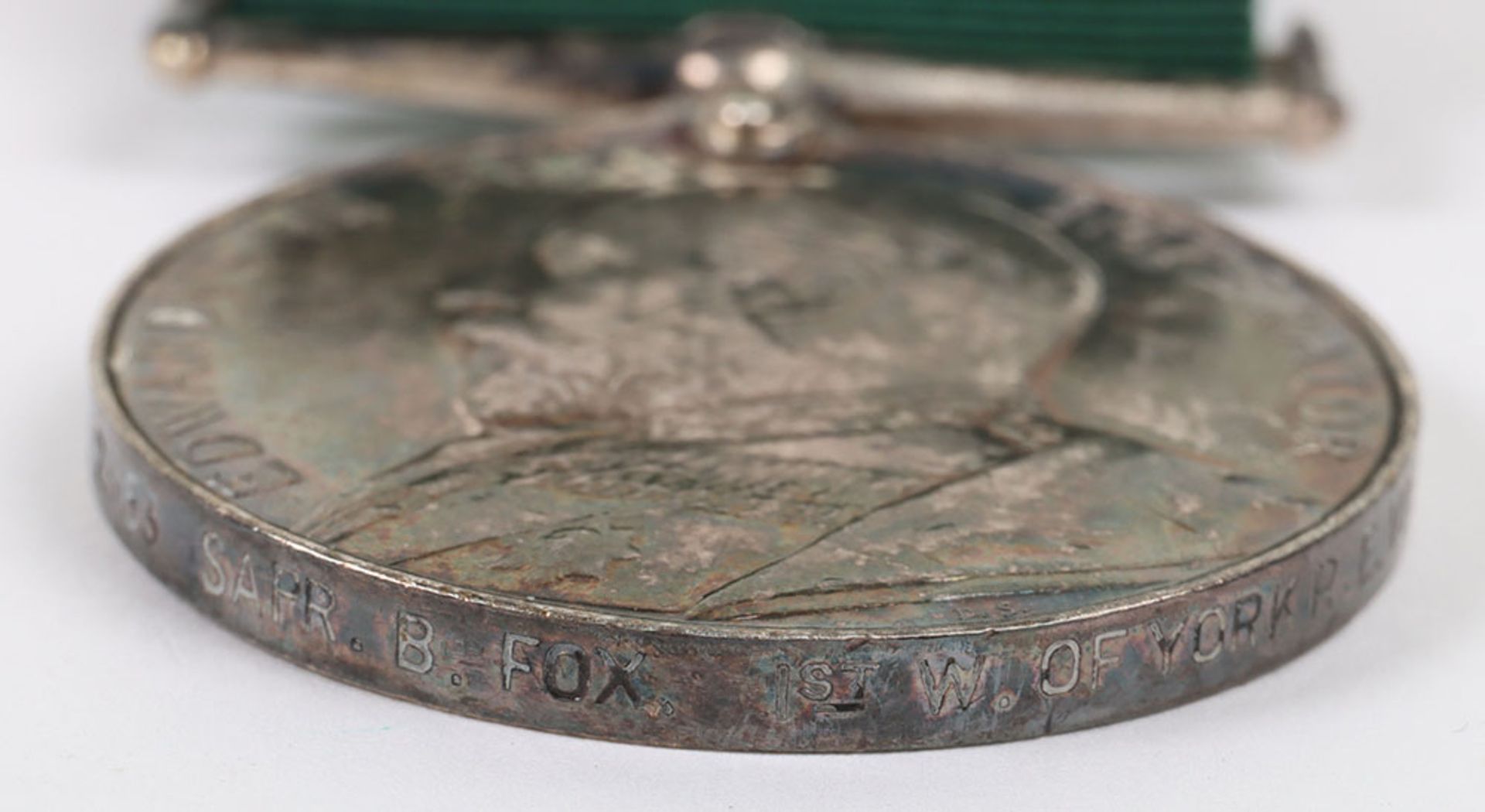 Edward VII Volunteer Long Service Medal to a Sapper in the 1st West York Royal Engineer Volunteers - Bild 3 aus 6