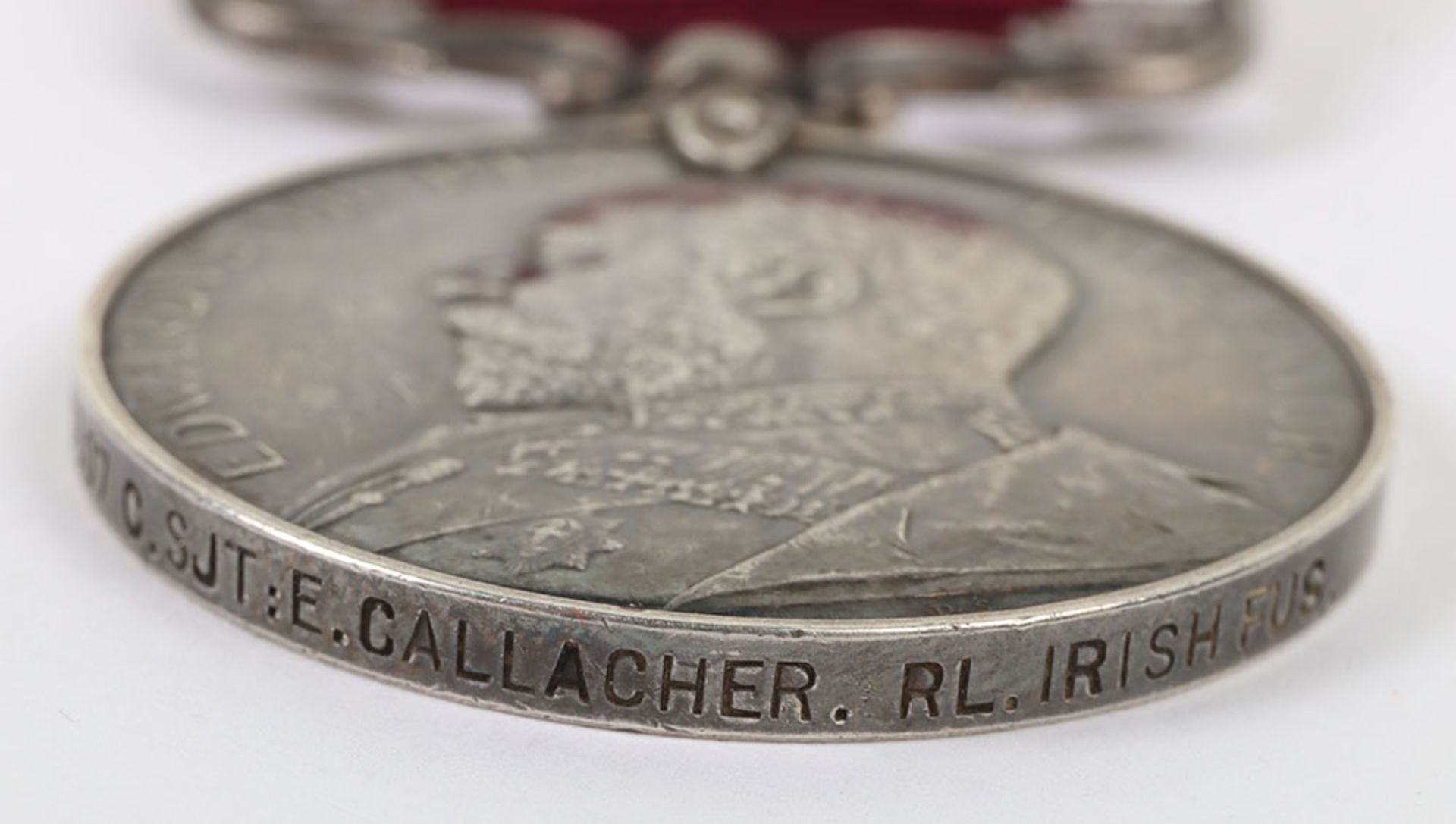 Edward VII Army Long Service Good Conduct Medal Royal Irish Fusiliers, - Image 3 of 5