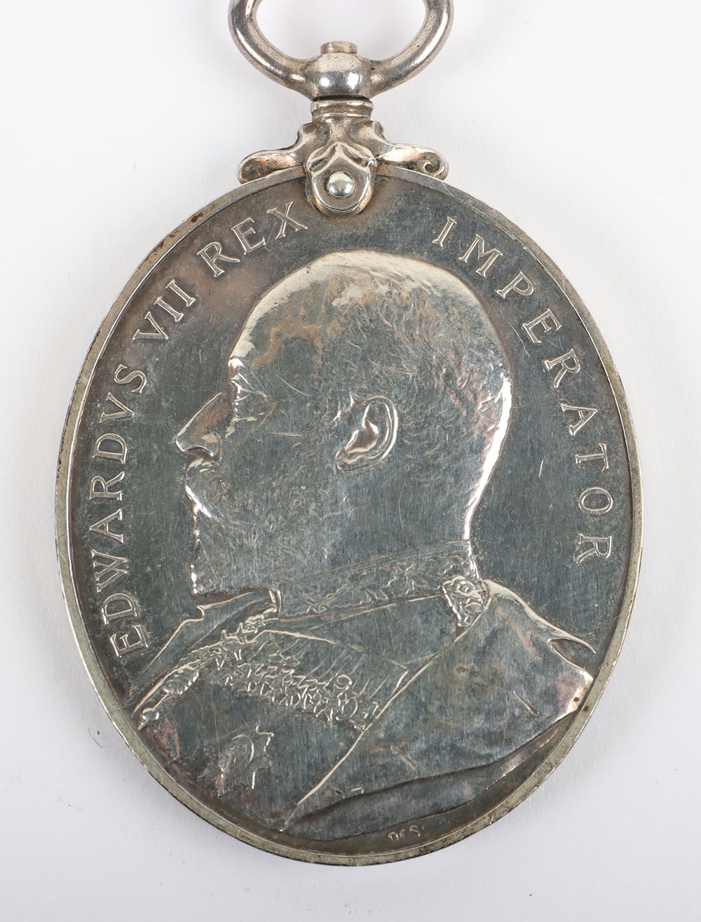 Edward VII Territorial Force Efficiency Medal to the Durham Royal Garrison Artillery - Image 6 of 7