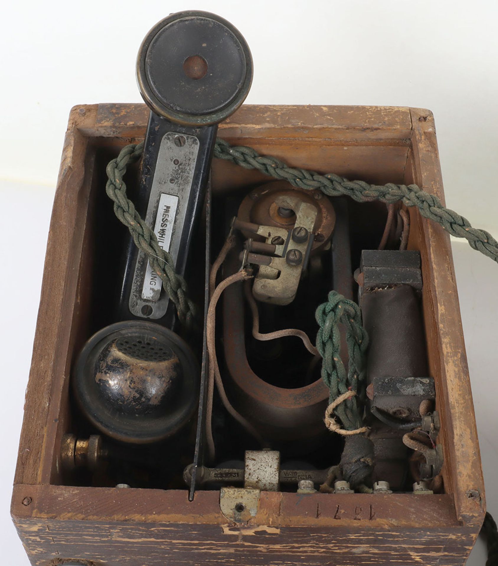 WW1 Field Telephone - Bild 2 aus 4