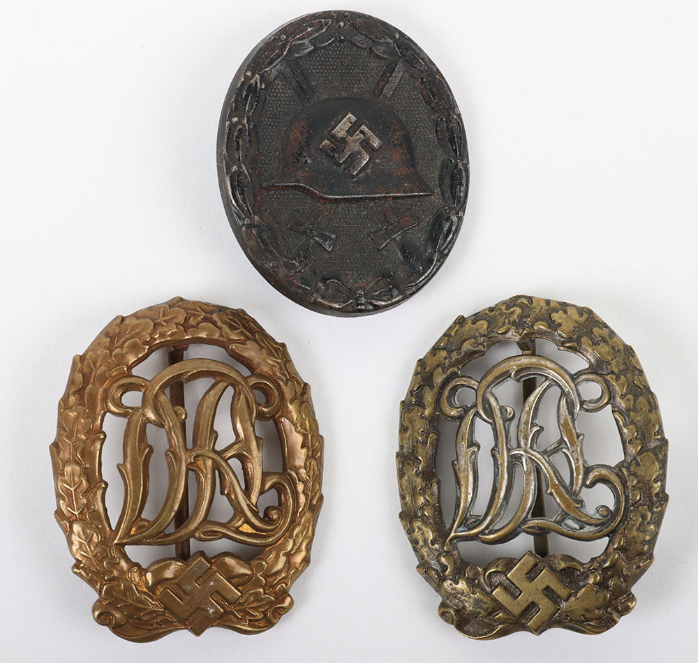 2x WW2 German DRL Sports Badges - Image 3 of 3