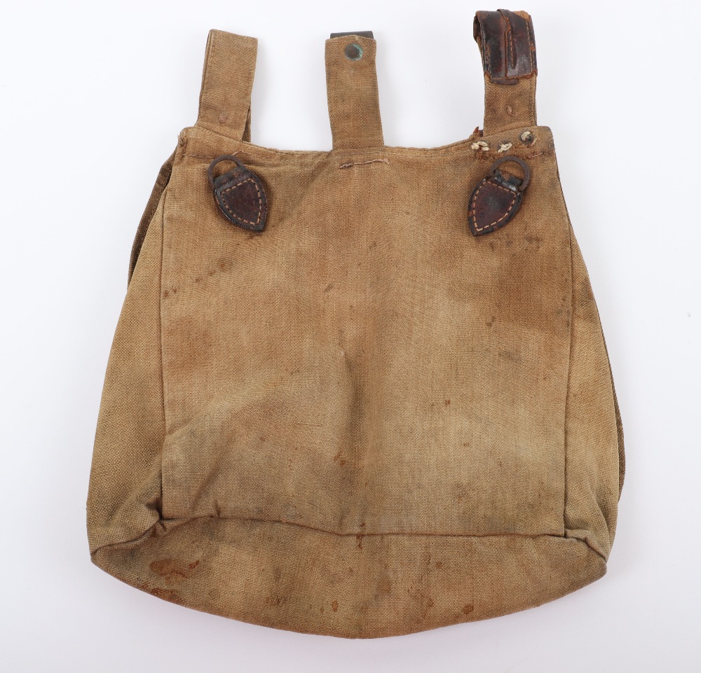 WW1 German Landsturm Infantry Battalion Marked Enlisted Ranks Bread Bag - Image 6 of 7